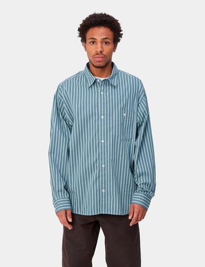 Shop Carhartt -wip Ligety Shirt In Blue