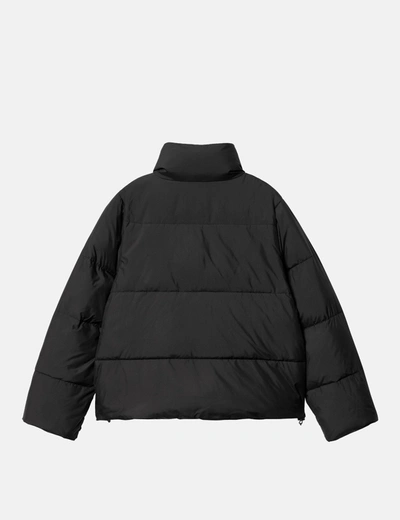 Carhartt Yanie Down Jacket In Charcoal Grey