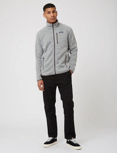 Shop Patagonia Better Sweater Jacket In Grey