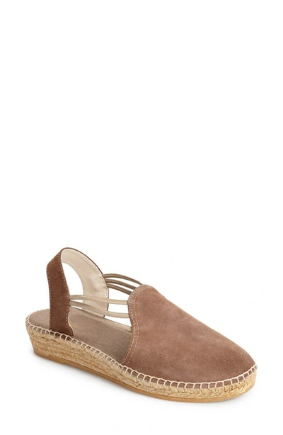 Shop Toni Pons 'nuria' Suede Sandal In Taupe