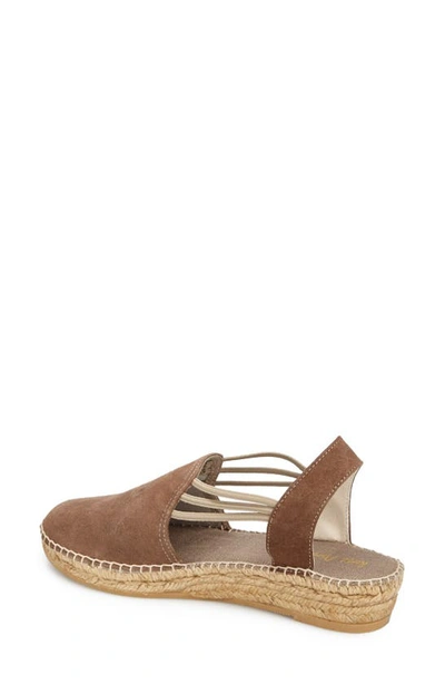 Shop Toni Pons 'nuria' Suede Sandal In Taupe