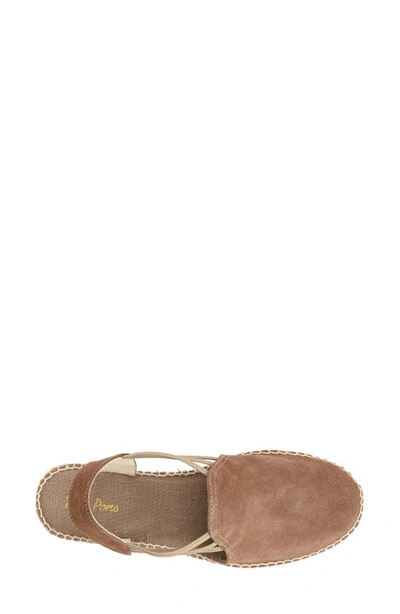 Shop Toni Pons 'nuria' Suede Sandal In Taupe