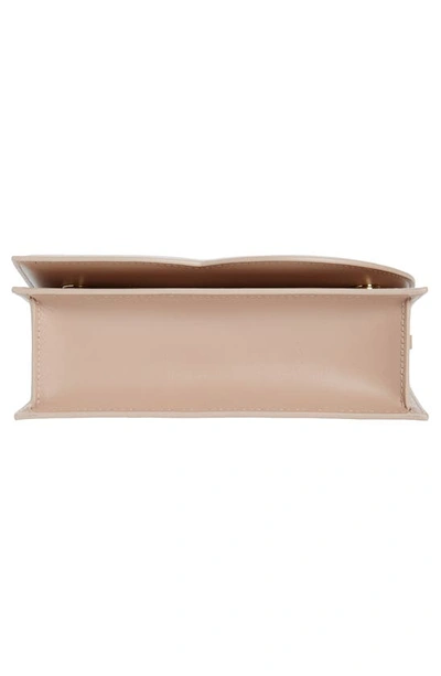 Shop Dolce & Gabbana Dg Logo Flap Leather Crossbody Bag In Powder Pink