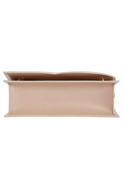 Dolce & Gabbana Embossed Leather Shoulder Bag In Powder Pink