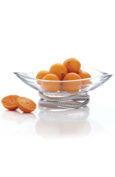 Nambe Braid Collection Centerpiece Bowl In Silver