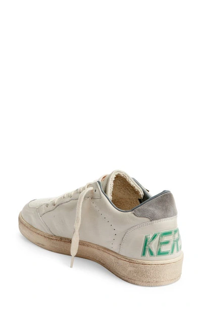 Shop Golden Goose Ball Star Low Top Sneaker In Optic White/ Silver Sconce