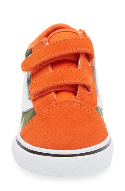 Shop Vans Old Skool V Low Top Sneaker In Orange/ Multi