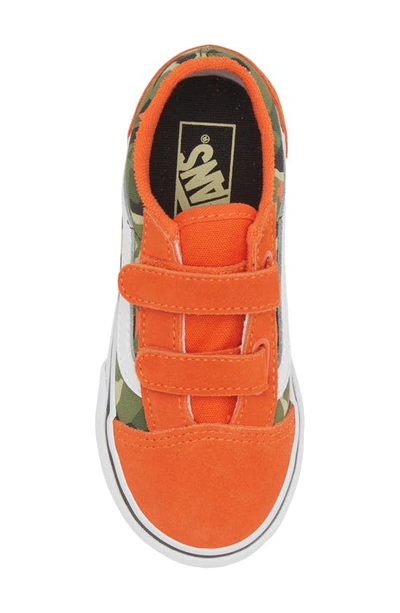 Shop Vans Old Skool V Low Top Sneaker In Orange/ Multi