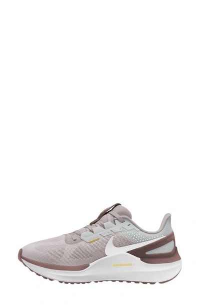 Shop Nike Air Zoom Structure 25 Road Running Shoe In Platinum Violet/ White/ Photon