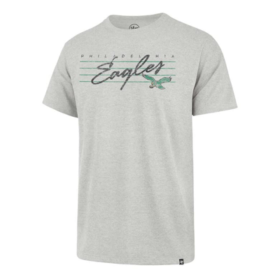 Shop 47 ' Gray Philadelphia Eagles Downburst Franklin T-shirt