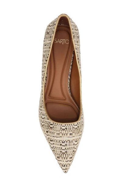 Sarto By Franco Sarto Diva 2 Pointed Toe Pump In Beige