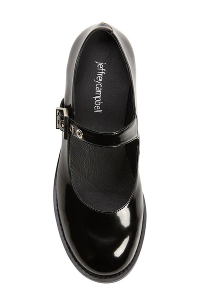 Shop Jeffrey Campbell Lavigne Mary Jane Patent Leather Oxford In Black Box