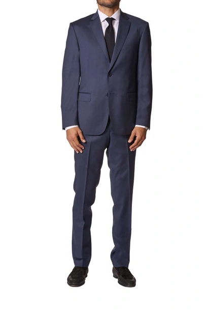 Shop Jb Britches Sartorial Classic Fit Stretch Wool Suit In Navy