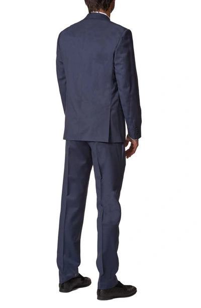 Shop Jb Britches Sartorial Classic Fit Stretch Wool Suit In Navy