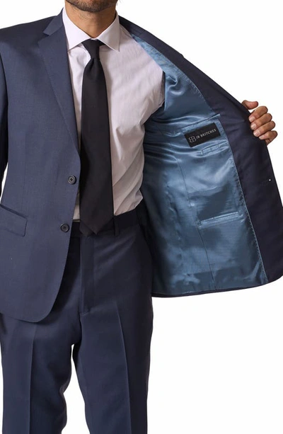 Jb Britches Sartorial Classic Fit Stretch Wool Suit In Navy