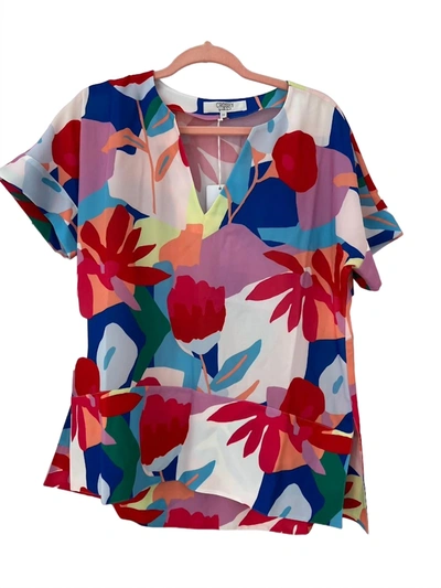 Shop Crosby By Mollie Burch Judy Tunic In Happy Paradise In Multi