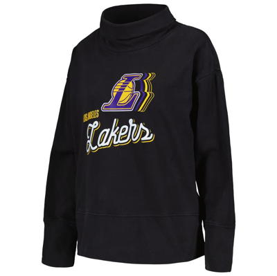 Shop Levelwear Black Los Angeles Lakers Sunset Pullover Sweatshirt