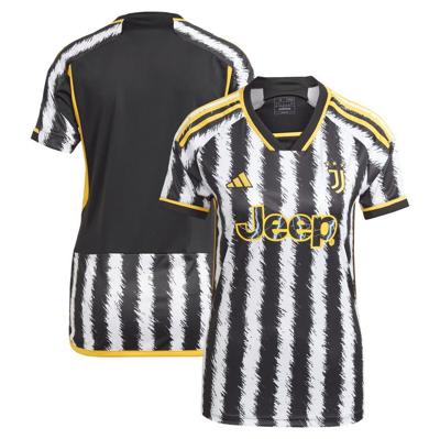 Shop Adidas Originals Adidas  Black Juventus 2023/24 Home Replica Jersey