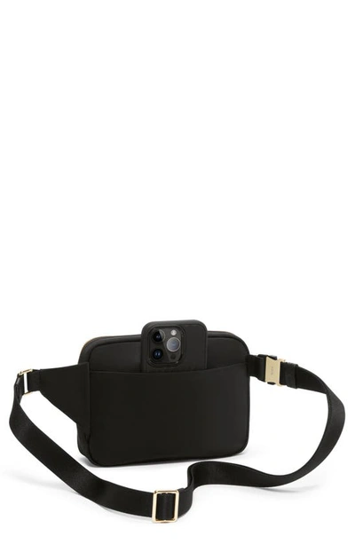 Shop Tumi Voyageur Sedona Nylon Convertible Crossbody Bag In Black/ Gold