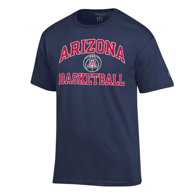 Shop Champion Navy Arizona Wildcats Basketball Icon T-shirt