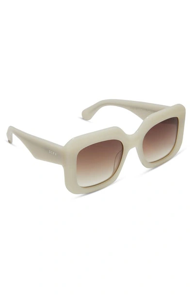 Shop Diff Giada 52mm Gradient Square Sunglasses In Brown Gradient