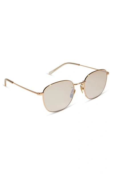 Shop Diff Axel 54mm Square Sunglasses In Honey Crystal Flash