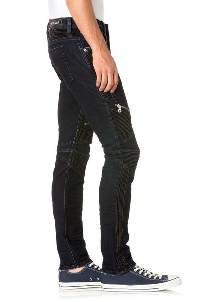 Shop Rock Revival Moto Skinny Jeans In Frady S202