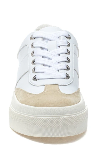 Shop J/slides Nyc Gabrina Sneaker In White W-sand