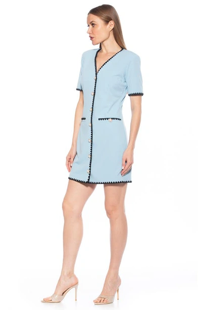Alexia Admor Holly Dress In Halogen Blue