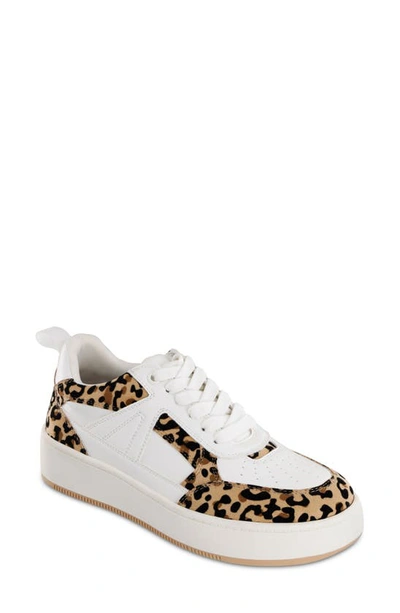 Shop Mia Dice Colorblock Sneaker In White/ Jaguar