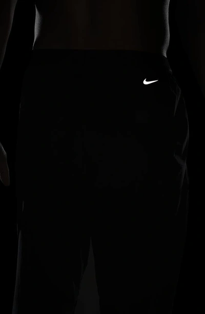 Shop Nike Dri-fit Trail Running Pants In Black/ Black/ White