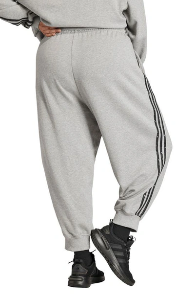 Shop Adidas Originals Adidas Sportswear Essentials 3-stripe Animal Print Pants In Medium Grey Heather