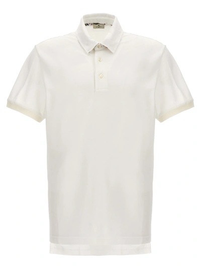 Shop Etro Logo Shirt Polo In White