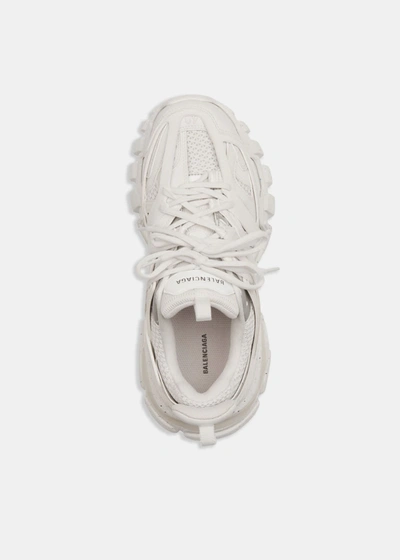 Shop Balenciaga White Track Sneaker In Recycled White