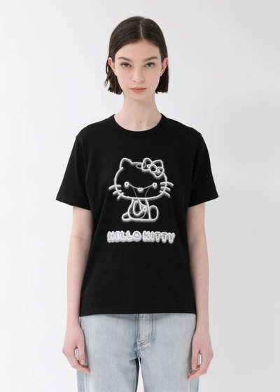 Shop Beautiful People Black Hello Kitty Jersey T-shirt