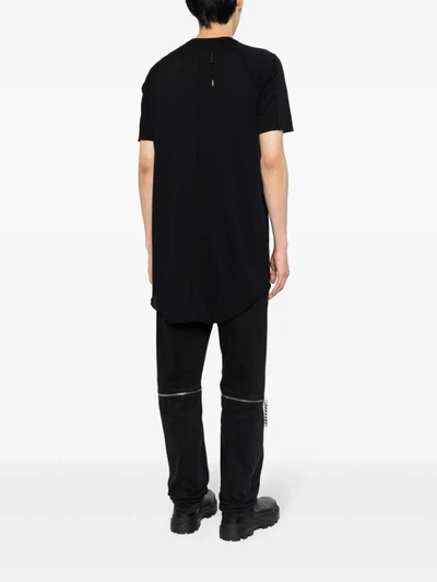 Shop Boris Bidjan Saberi Men Ts2.1 Slim Fitting Object Dyed T-shirt In Black