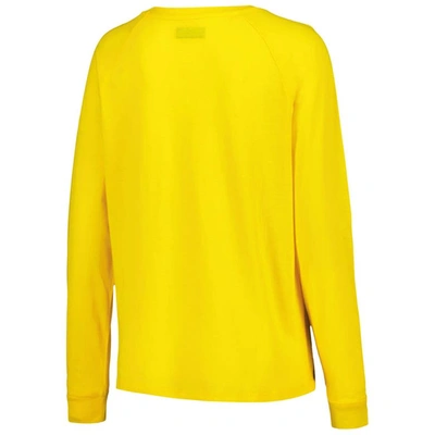 Shop Concepts Sport Burgundy/gold Washington Commanders Raglan Long Sleeve T-shirt & Shorts Lounge Set