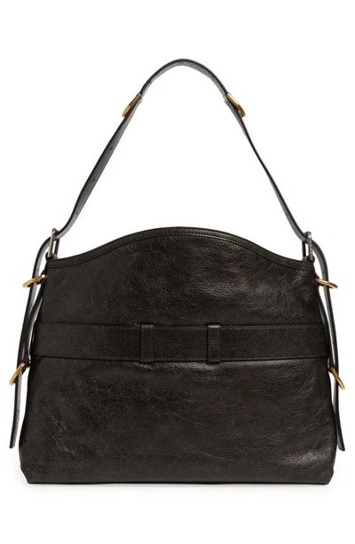 Shop Givenchy Medium Voyou Boyfriend Leather Hobo Bag In Black