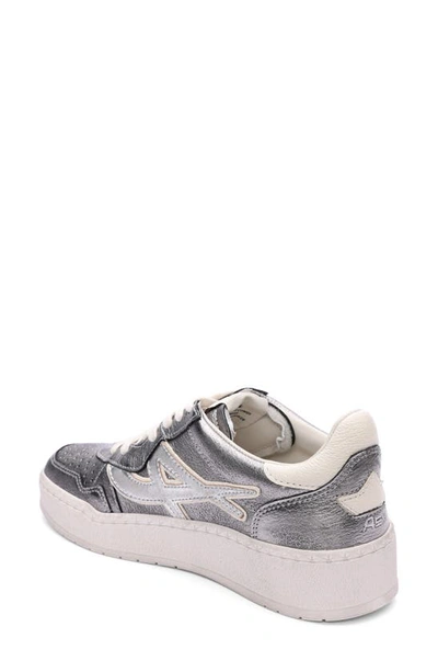 Shop Ash Starlight Metallic Retro Sneaker In Dark Silver/ White/ Silver