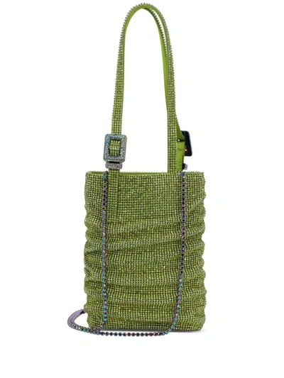 Shop Benedetta Bruzziches Never Say Never Again - Lollo La Petite Bag In Green