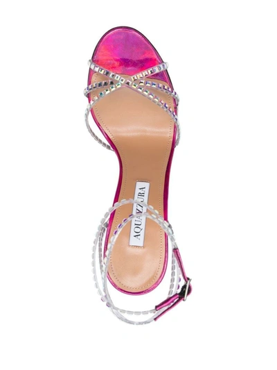 Shop Aquazzura Sandals In Fuchsia