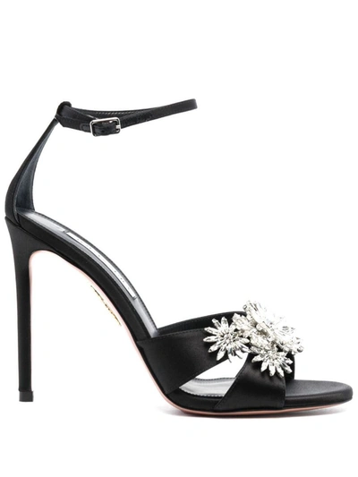 Shop Aquazzura Sandals In Black