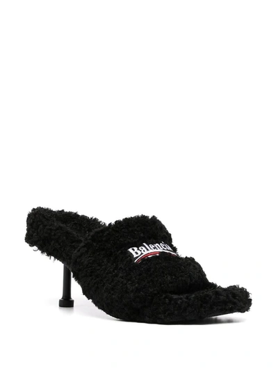 Shop Balenciaga Sandals In Black