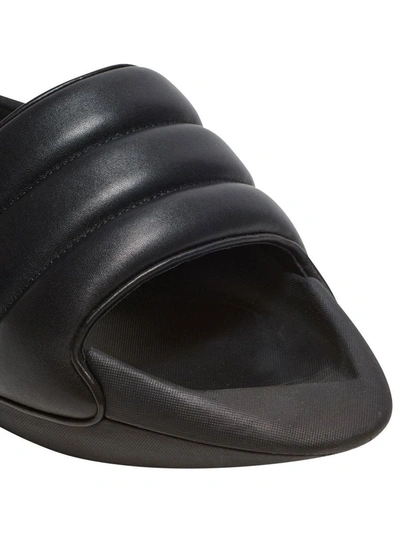 Shop Balmain Sandals In Black