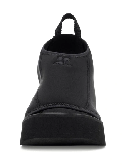 Shop Courrèges Sandals In Black