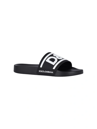 Shop Dolce & Gabbana Sandals In Black