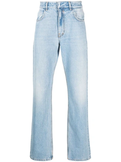 Shop Givenchy Trousers In Blue
