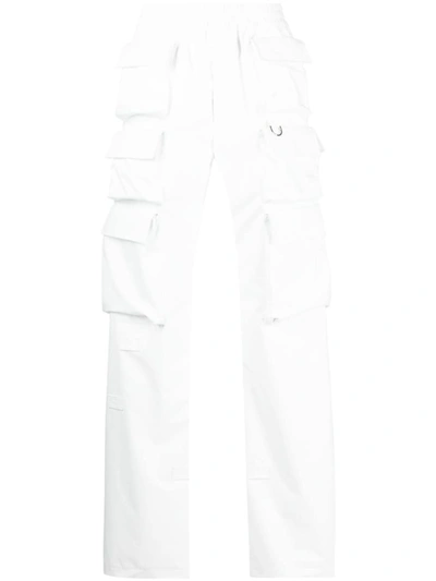 Shop Givenchy Trousers In White