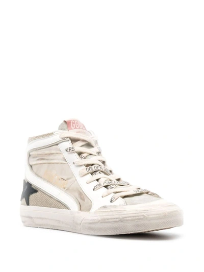 Shop Golden Goose Sneakers In Gold/ice/black/white