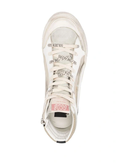 Shop Golden Goose Sneakers In Gold/ice/black/white